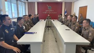 : จัดอบรมการเสริมสร้างคุณธรรมและความโปร่งใส และการต่อต้านการรับสินบน (Anti- Bribery Policy) ข้าราชการตำรวจในสังกัด สภ.บางแม่นาง